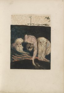 Thus the Eternal Prophet was divided..., plate 20 from The First Book of Urizen, 1794